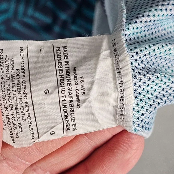 Nike Training T-Shirt Mens Large Printed Dri-Fit Stretch Performance 807073-351 - Picture 7 of 9